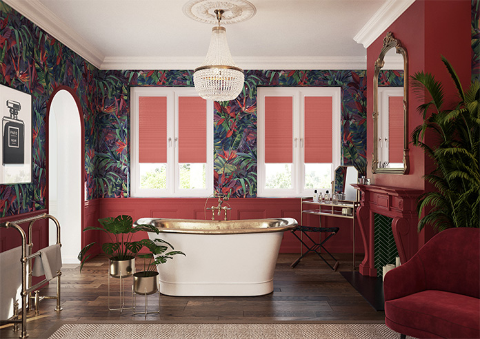 Umbra (Blackout), Toasted Red - Stick Fit Honeycomb Blind - Image 8